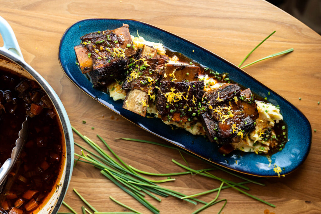 short ribs on plate